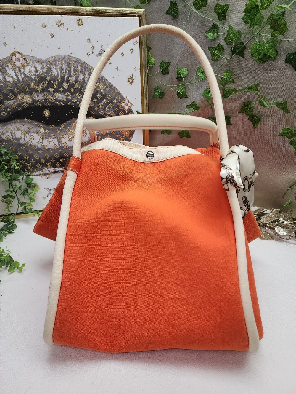 Authentic Hermes Beach Tote With Pouch - Picture 1 of 13